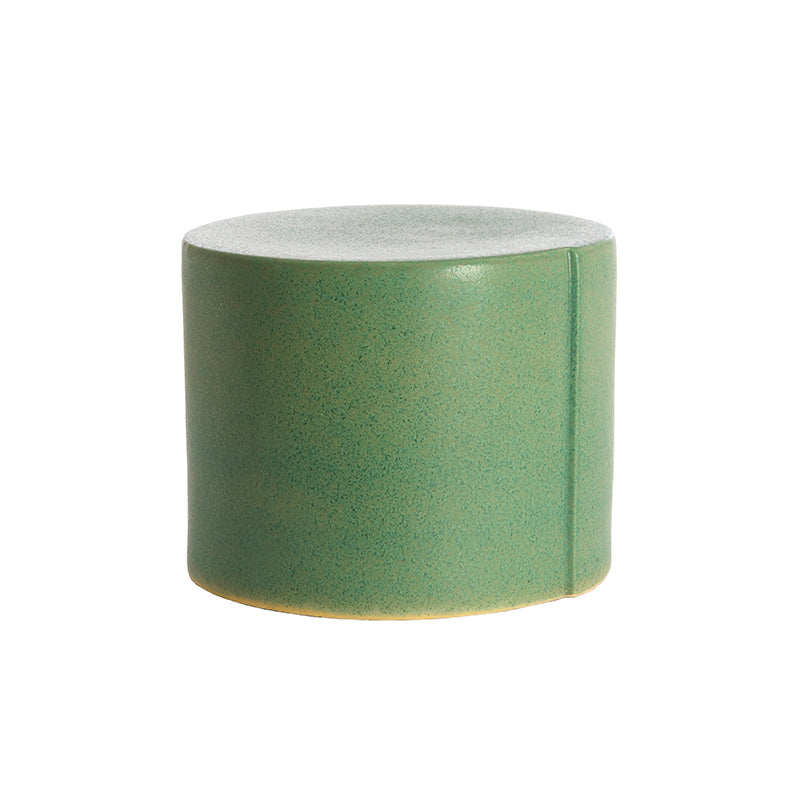 Side table Ø42x34 cm CHULILLA ceramics matt green
