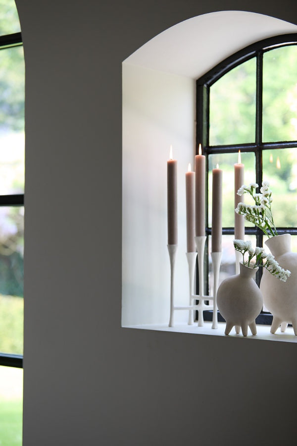 Buggibbi Matt Cream Deco Vase (21cm)