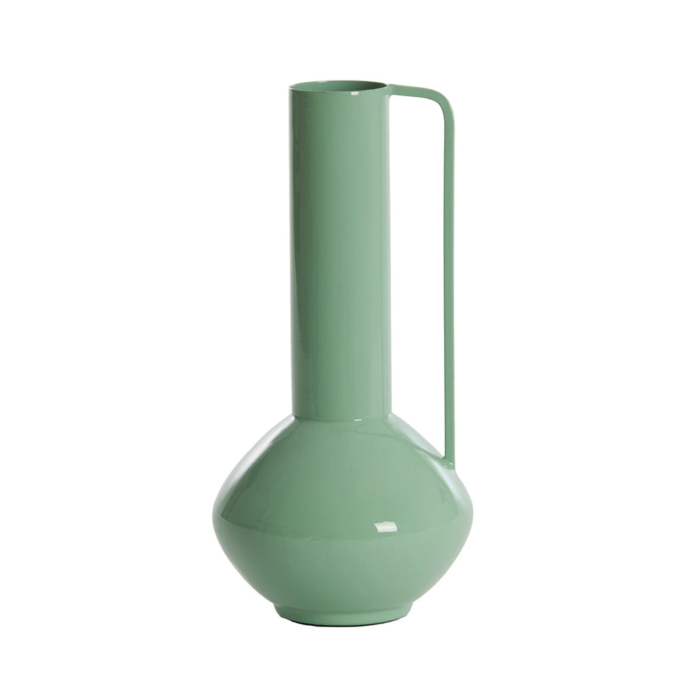 Panzano Shiny Mint Green Deco Vase (28 cm)