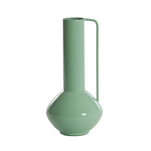Panzano Shiny Mint Green Deco Vase (28 cm)