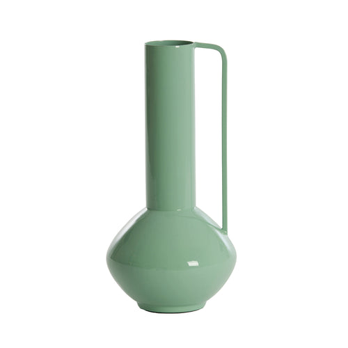 Panzano Shiny Mint Green Deco Vase (28 cm)