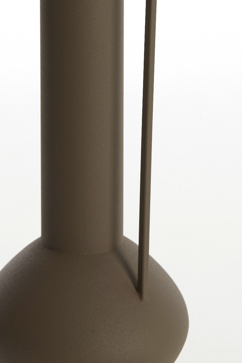 Panzano Matt Brown Deco Vase (28cm)