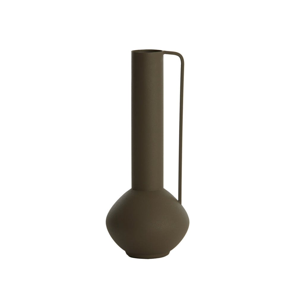 Panzano Matt Brown Deco Vase (33cm)