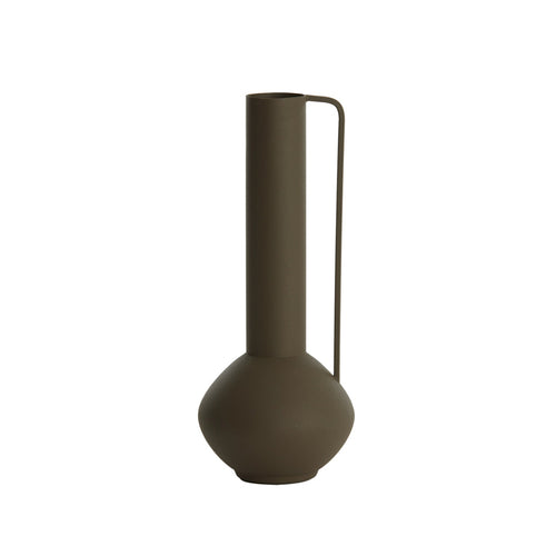 Panzano Matt Brown Deco Vase (33cm)