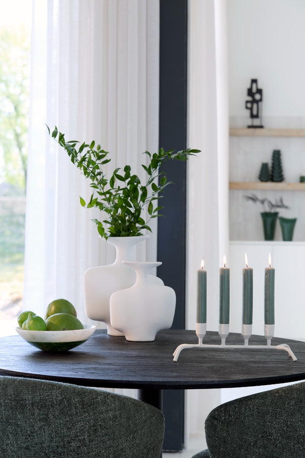 Trovo White Ceramics Deco Vase (31cm)