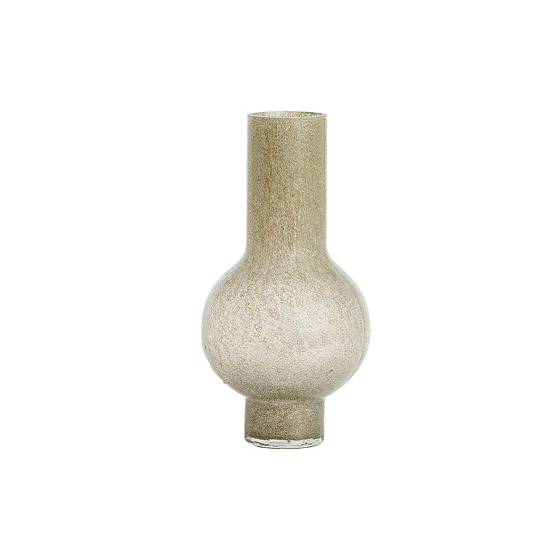 Vase Ø25x48,5 cm LAZARO glass grey-green