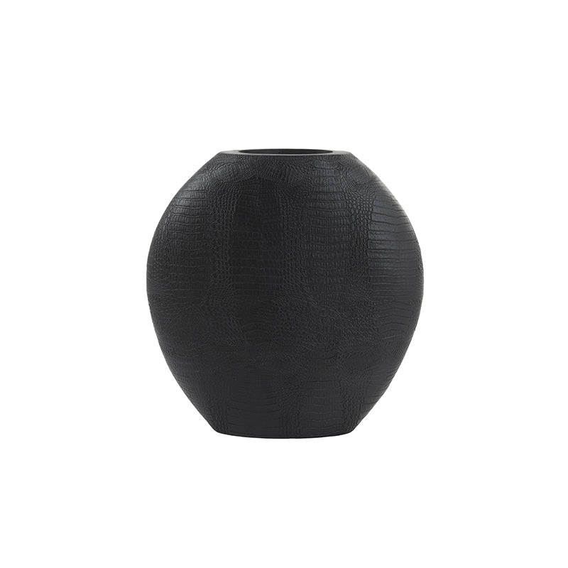 Vase deco 39x11x40 cm SKELD black