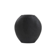 Vase deco 39x11x40 cm SKELD black