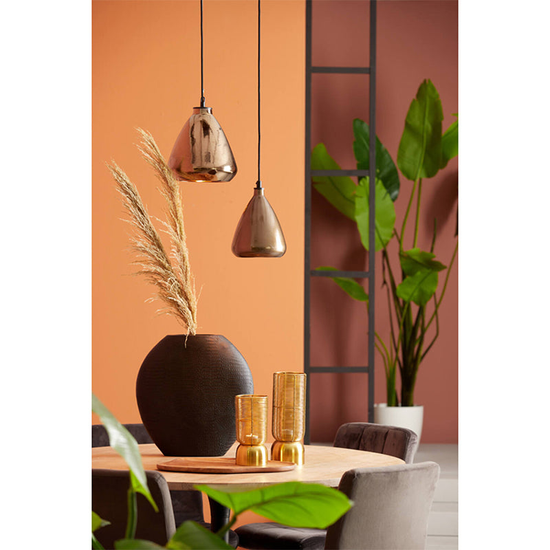 Vase deco 39x11x40 cm SKELD black