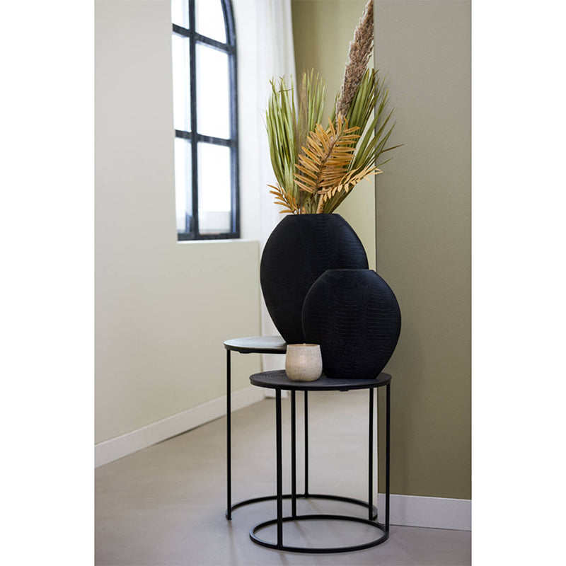 Vase deco 50x15x50 cm SKELD black