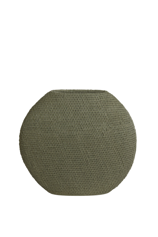 Vase deco 40,5x14,5x36,5 cm MASHABA green grey