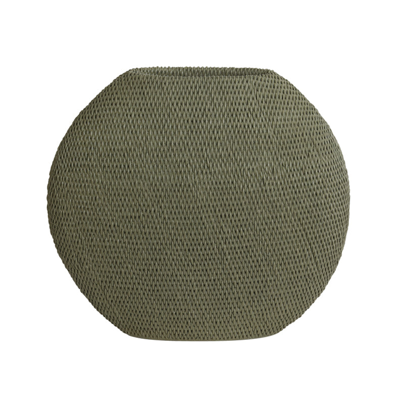 Vase deco 40,5x14,5x36,5 cm MASHABA green grey