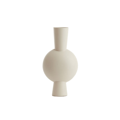 Kavandu Cream Deco Vase (40 cm)