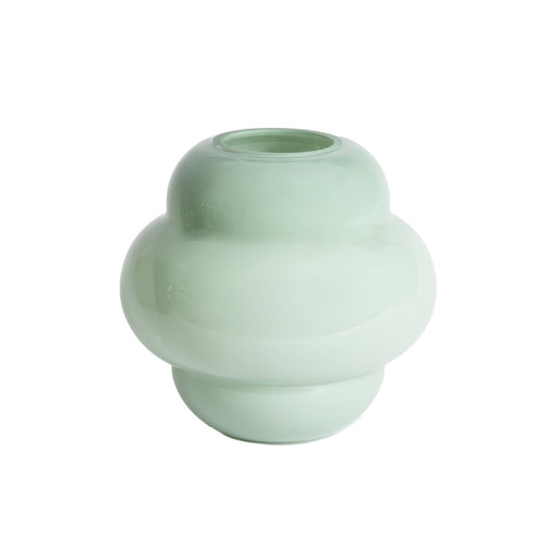 Ylien Mint Green Glass Vase (20 cm)