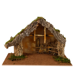 LED nativity crib wood crib steady BO indoor fsc mix 70%