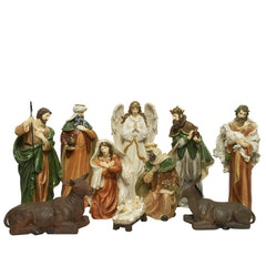 Nativity set polyresin