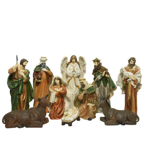 Nativity set polyresin