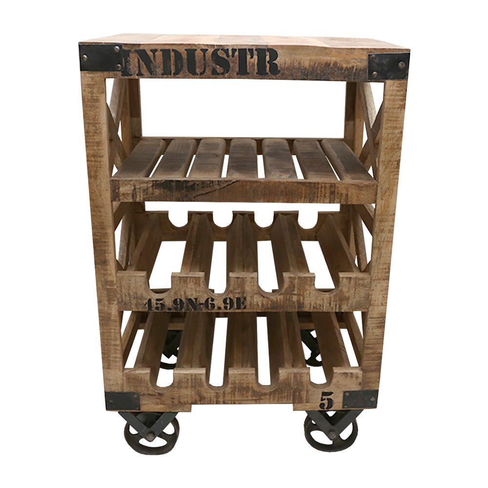 Wine Cabinet With 2 Shelves (88 cm)