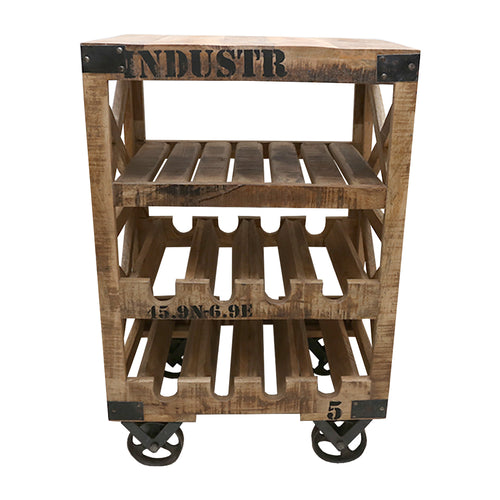 Wine Cabinet With 2 Shelves (88 cm)