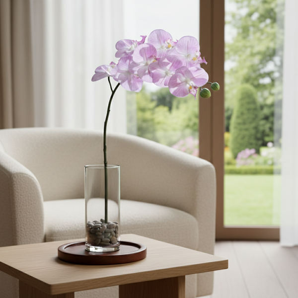 Lavender Lilac Naturel Orchid Phalaenopsis (80 cm)