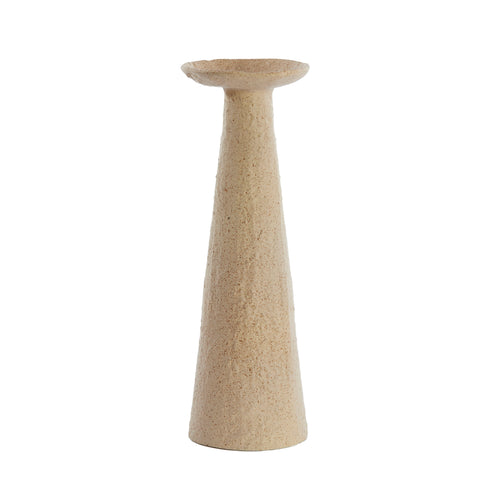 Ota Sand And Light Brown Spotted Candle Holder (37 cm)