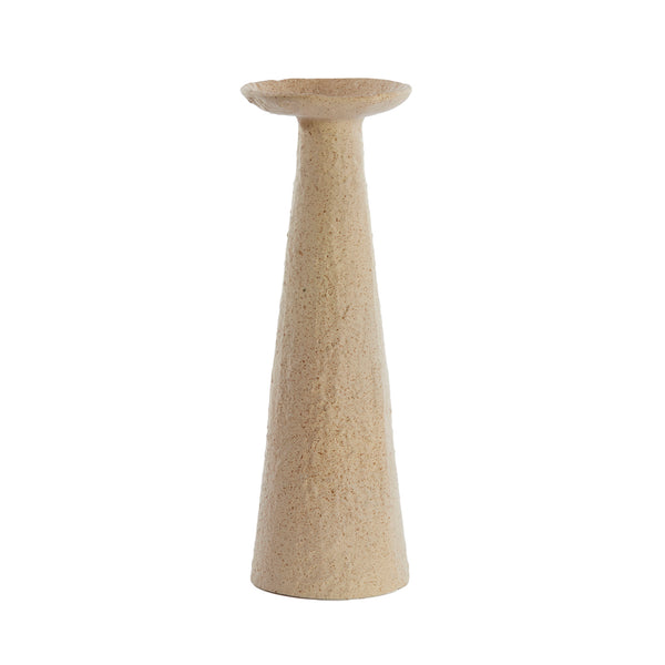 Ota Sand And Light Brown Spotted Candle Holder (37 cm)