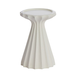 Cream Sidari Candle Holder (14 cm)