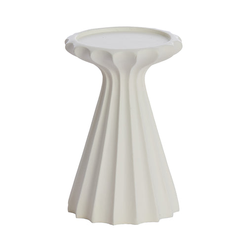Cream Sidari Candle Holder (14 cm)