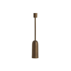 Candle stick Ø5x33,5 cm YASILO brown-bronze
