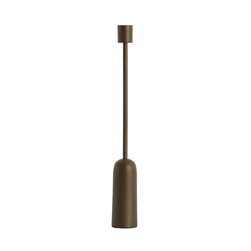 Candle stick Ø5x38 cm YASILO brown-bronze