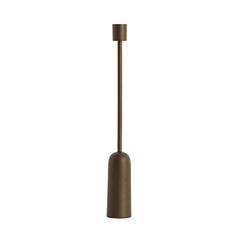 Candle stick Ø5x38 cm YASILO brown-bronze