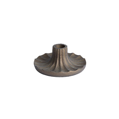 Candle stick Ø12x6 cm MERIDA dark bronze