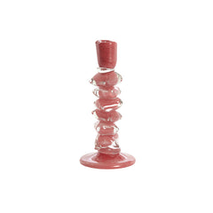 Candle stick Ø11,5x29,5 cm ESTINA eggplant