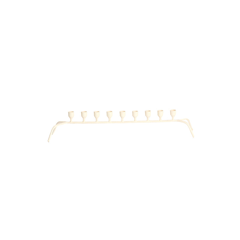 Candle stick 9L 80,5x16x14,5 cm CALZADA cream