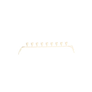 Candle stick 9L 80,5x16x14,5 cm CALZADA cream