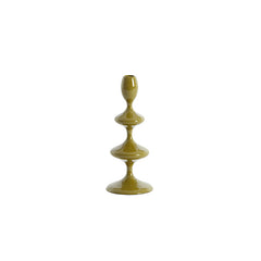 Candle stick Ø10x27 cm VIREEN olive green