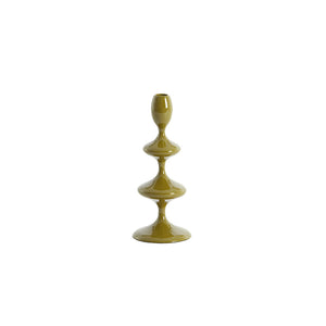 Candle stick Ø10x27 cm VIREEN olive green