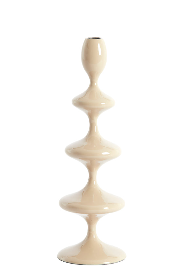 Candle stick Ø10,5x34,5 cm VIREEN sand
