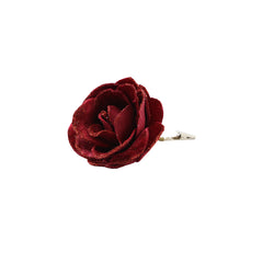 Red Rose On Clip (12cm)