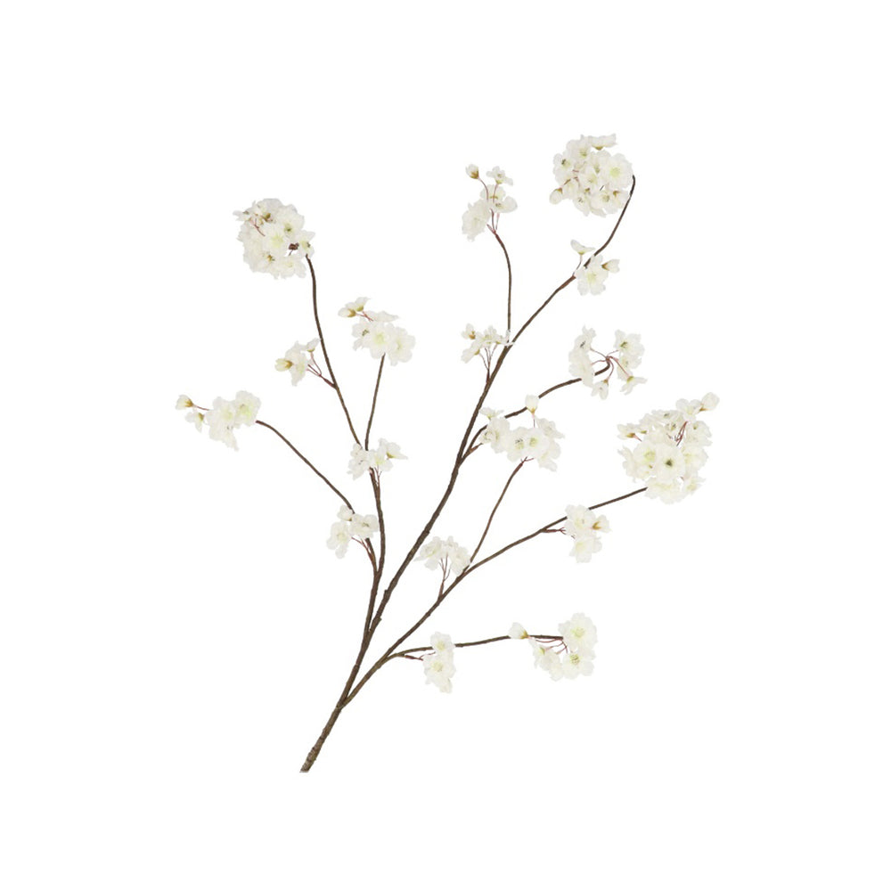 White Cherry Blossom Branch (126 cm)