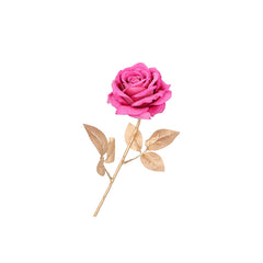 SILK ROSE GOLDIE FUCHSIA 75CM NM