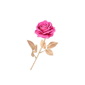 SILK ROSE GOLDIE FUCHSIA 75CM NM