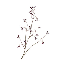 Purple Berry Silk Branch (93 cm)