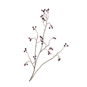 Purple Berry Silk Branch (93 cm)