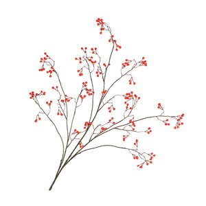 Red Berry Silk Branch (135 cm)