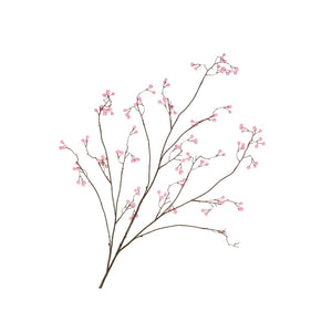 Pink Branched Berry Stem (135 cm)