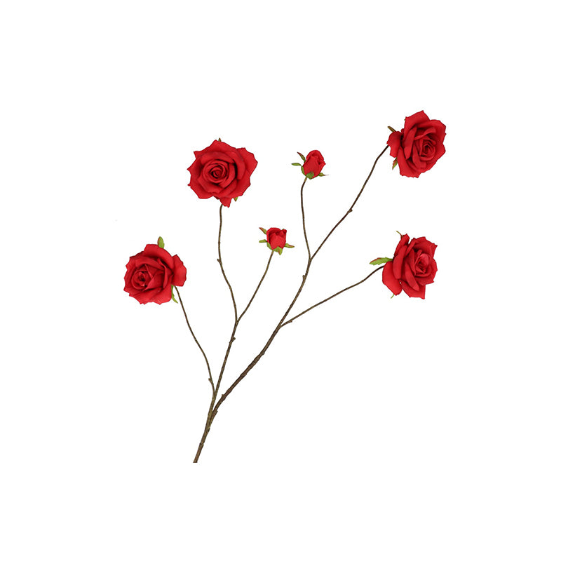 SILK ROSES WILD RED 126CM NM
