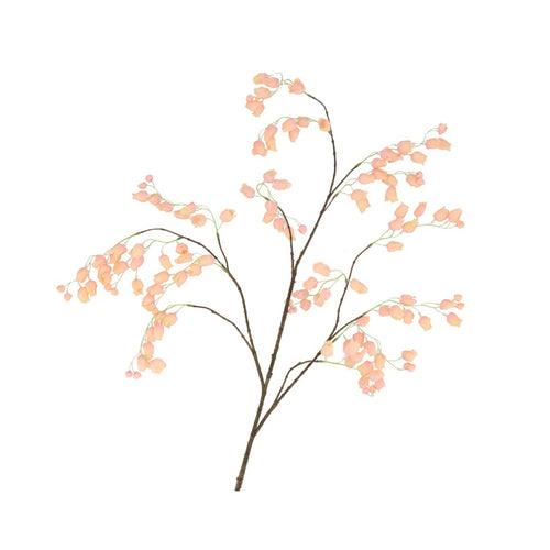 Salmon Bellflower Branch (130 cm)