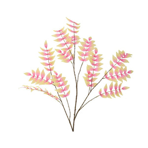 Orange Salix Leaf Branch (135 cm)