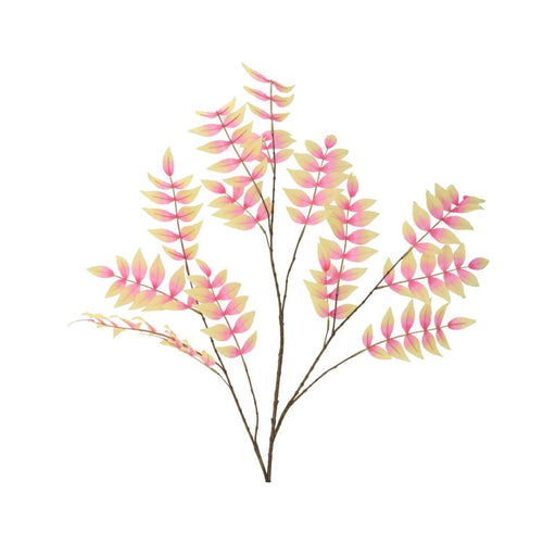 Orange Salix Leaf Branch (135 cm)